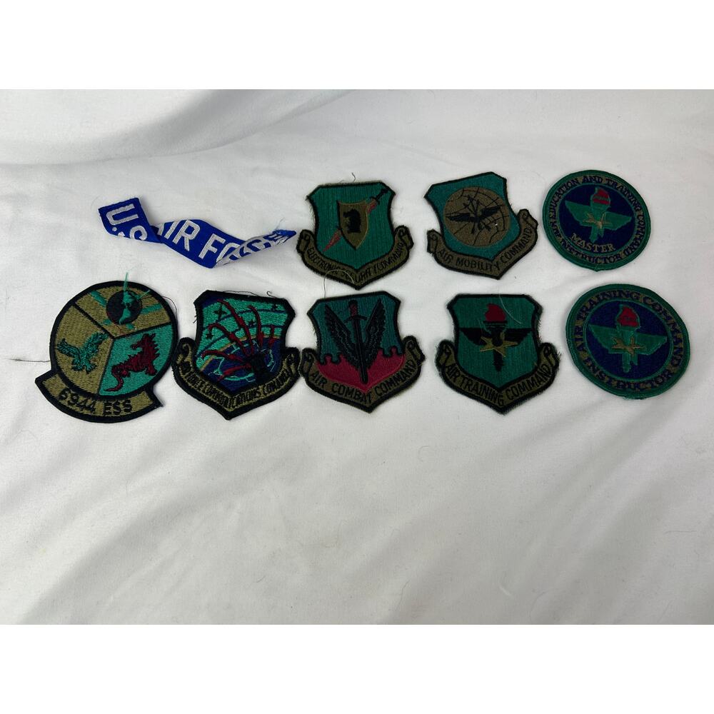 US Air Force Patch Lot Strategic Air Command Training Instructor